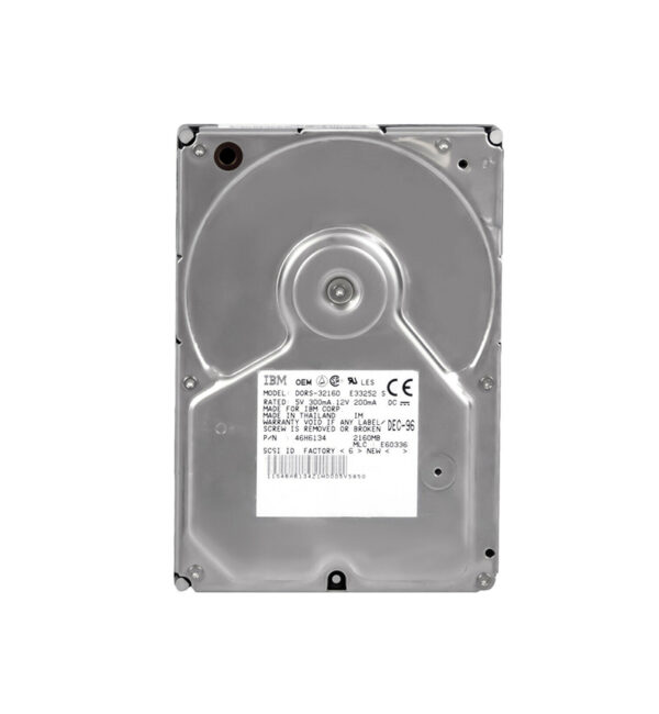46H6134 - IBM 2.1GB 5400RPM Fast Ultra SCSI 50-Pin 3.5-inch Hard Drive