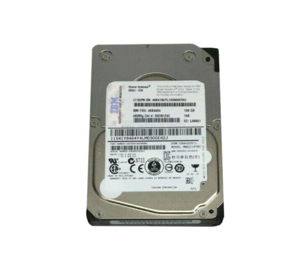 46K4795 - IBM 139GB 15000RPM SAS 3Gb/s 16MB Cache Hot-Swappable SFF 2.5-Inch Hard Drive