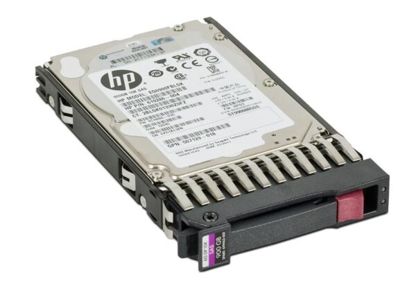 507129-018 - HP 900GB 10000RPM SAS 6Gb/s Hot-Pluggable Dual Port SFF 2.5-inch Enterprise Hard Drive with Smart Carrier for Gen8/9 ProLiant Server/Storage Array