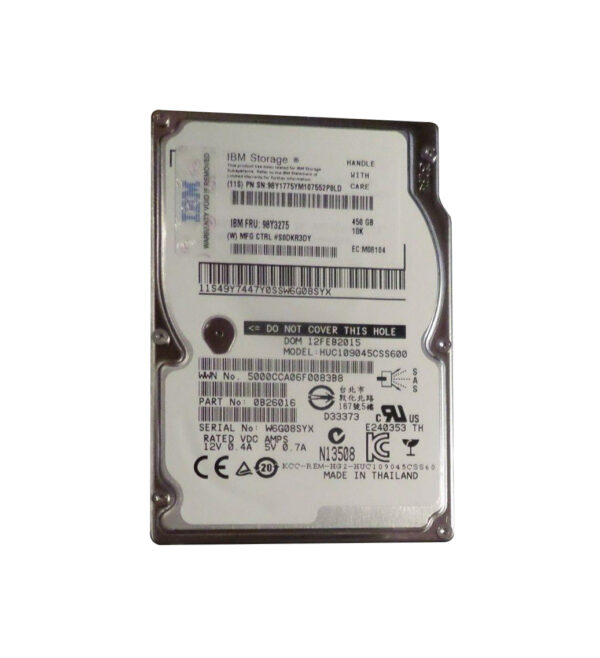 98Y1775 - IBM 450GB 10000RPM SAS 6Gb/s 2.5-Inch Hard Drive