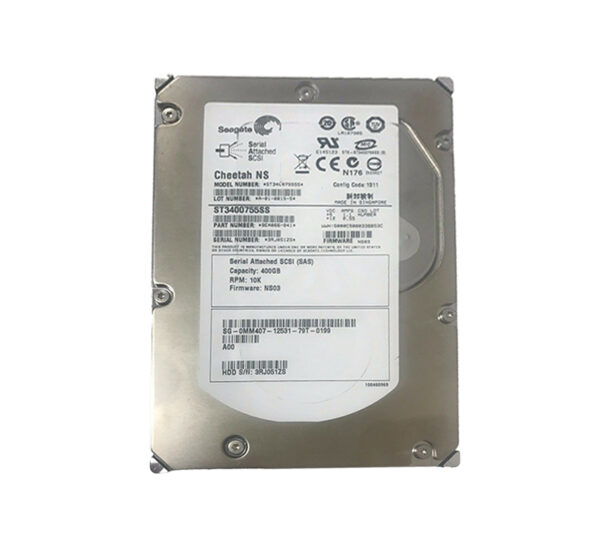 9EA066-041 - Seagate Cheetah NS Series 400GB 10000RPM SAS 3Gb/s 16MB Cache (CE) 3.5-Inch Hard Drive