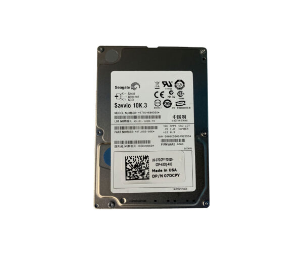 9FJ066-006 - Seagate Savvio 10K.3 Series 146GB 10000RPM SAS 6Gb/s 16MB Cache (SED) 2.5-Inch Hard Drive