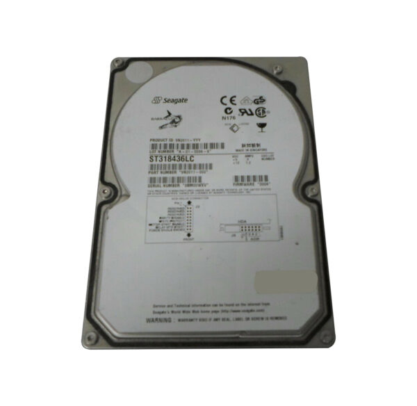 9N2011-002 - Seagate BarraCuda 18XL Series 18.4GB 7200RPM Ultra160 SCSI 2MB Cache (CE) 80-Pin 3.5-Inch Hard Drive