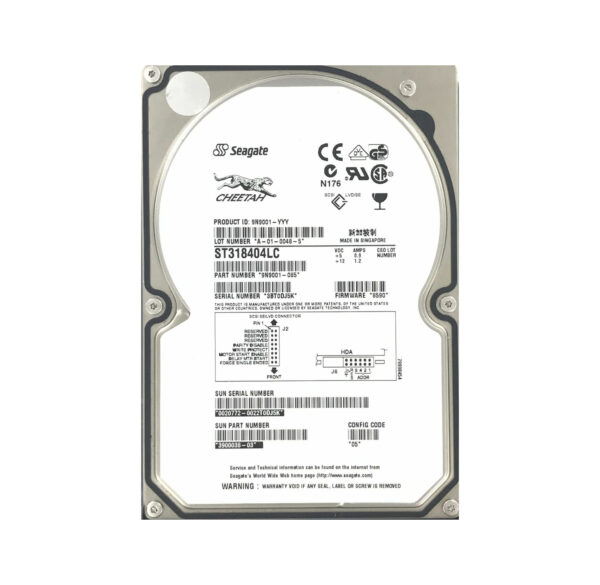 9N9001-085 - Seagate Cheetah 18XL Series 18.4GB 10000RPM Ultra160 SCSI 4MB Cache (CE) 80-Pin 3.5-Inch Hard Drive