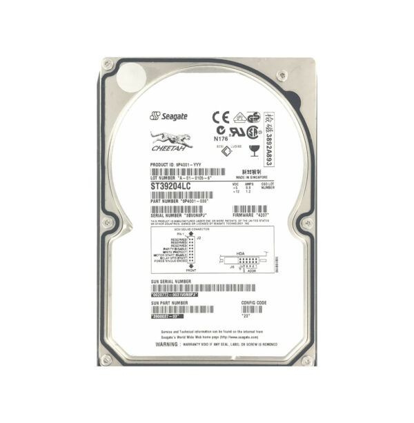 9P4001-038 - Seagate Cheetah 18XL Series 9.1GB 10000RPM Ultra160 SCSI 4MB Cache (CE) 80-Pin 3.5-Inch Hard Drive