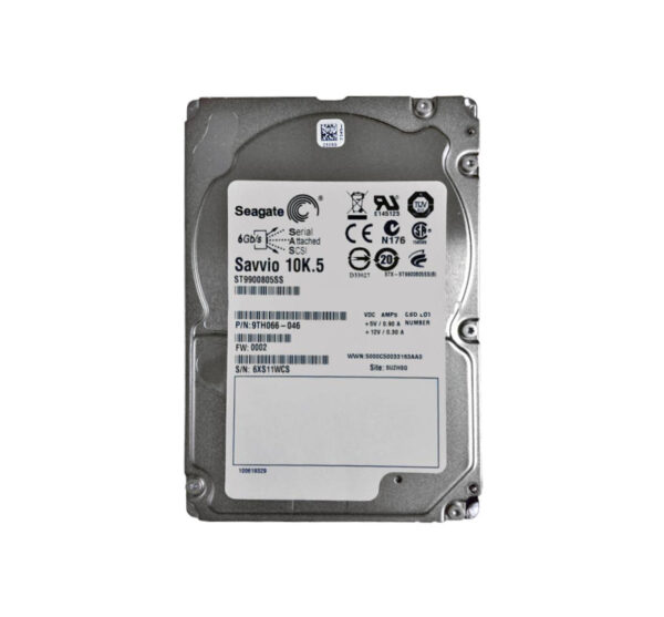 9TH066-046 - Seagate Savvio 10K.5 Series 900GB 10000RPM SAS 6Gb/s 64MB Cache (CE) 2.5-Inch Hard Drive