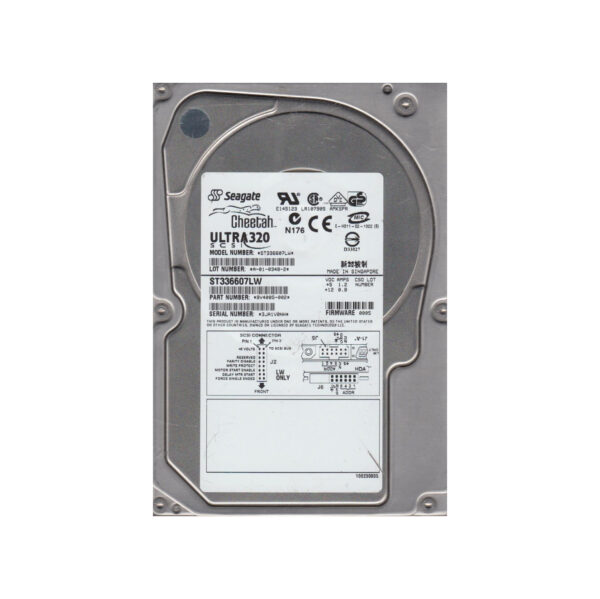 9V4005-002 - Seagate Cheetah 10K.6 Series 36.4GB 10000RPM Ultra320 SCSI 8MB Cache (CE) 68-Pin 3.5-Inch Hard Drive