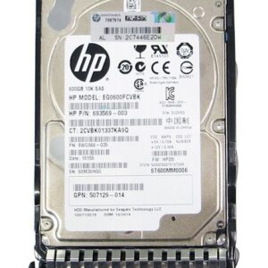 9WG066-025 - HP 600GB 10000RPM SAS 6Gb/s 64MB Cache 2.5-Inch Hard Drive
