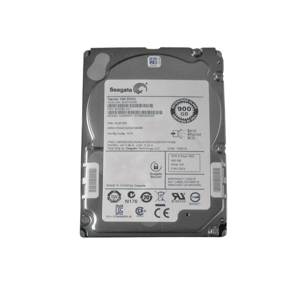 9XS066-251 - Seagate Savvio 10K.5 Series 900GB 10000RPM SAS 6Gb/s 64MB Cache (SED) 2.5-Inch Hard Drive