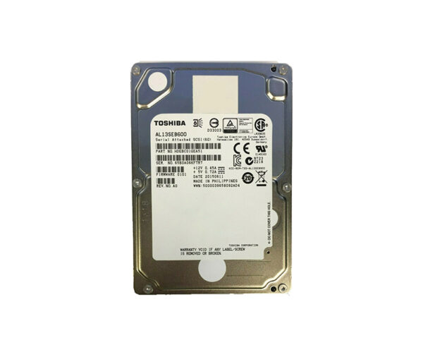 AL13SEB600 - Toshiba 600GB 10000RPM SAS 6Gb/s 64MB Cache 2.5-Inch Hard Drive