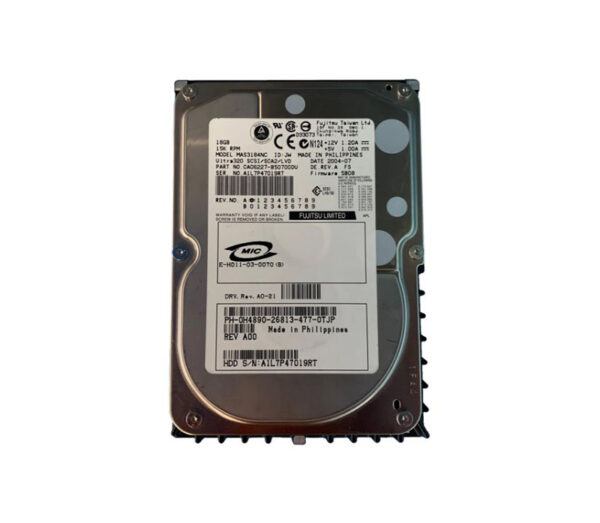 CA06227-B50700DU - Fujitsu 18.4GB 15000RPM Ultra320 SCSI 80-Pin Hot Swappable 8MB Cache 3.5-Inch Hard Drive