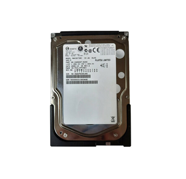 CA06697-B200 - Fujitsu 73.5GB 15000RPM SAS 3Gb/s 8MB Cache 3.5-Inch Hard Drive