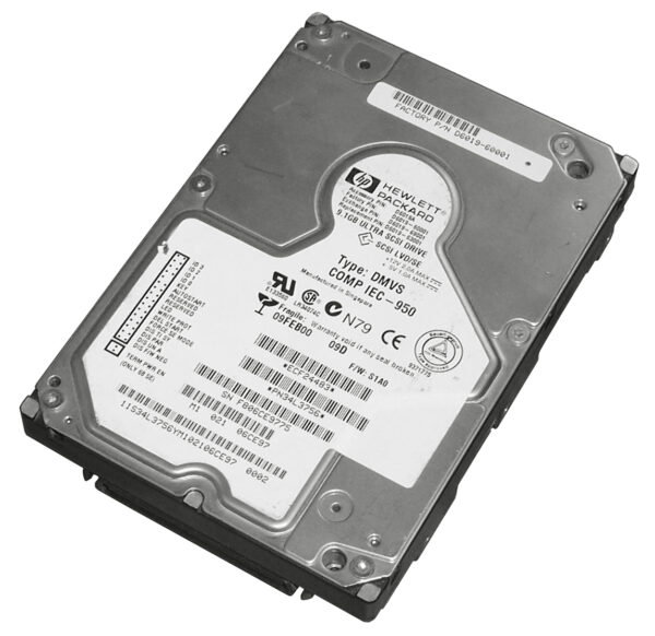 D6019A - HP 9.1GB 10000RPM Ultra-2 Wide SCSI Hot-Pluggable 80-Pin 3.5-Inch Hard Drive
