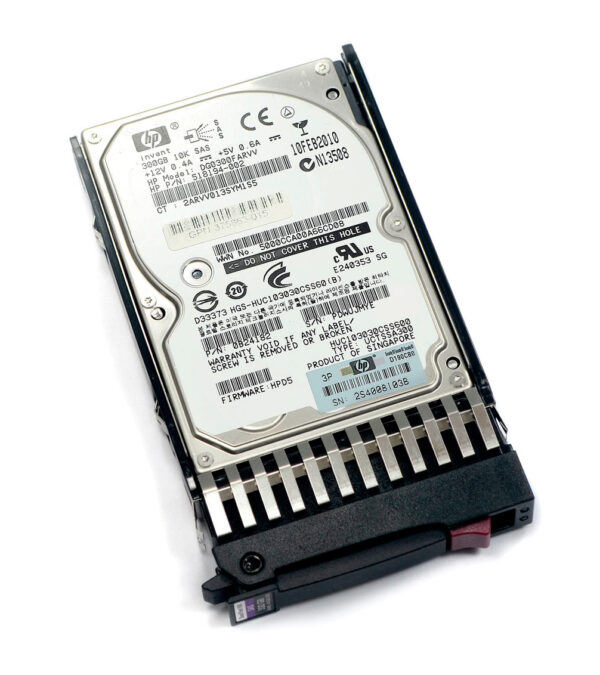 DG0300FARVV - HP 300GB 10000RPM SAS 6Gb/s SFF Hot-Pluggable Dual Port 2.5-inch Hard Drive with Tray for Gen1 to Gen7 ProLiant Server