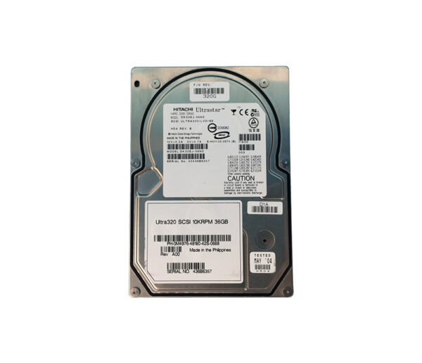 DK32EJ-36NC - Hitachi 36GB 10000RPM Ultra-320 SCSI 16MB Cache 80-Pin 3.5-inch Hard Drive