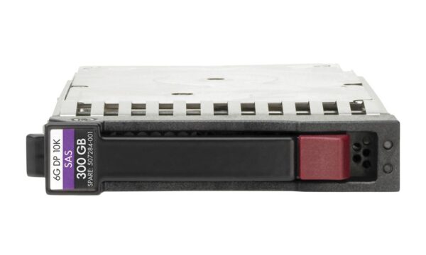 E2D55A - HP 300GB 10000RPM SAS 6Gb/s SFF Hot-Pluggable Dual Port 2.5-inch Hard Drive with Tray for MSA2 1040 SAN Storage Array