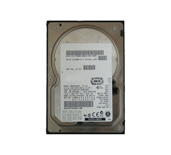 MAG3091MP - Fujitsu 9.1GB 10000RPM Ultra160 SCSI 68-Pin 4MB Cache 3.5-Inch Hard Drive