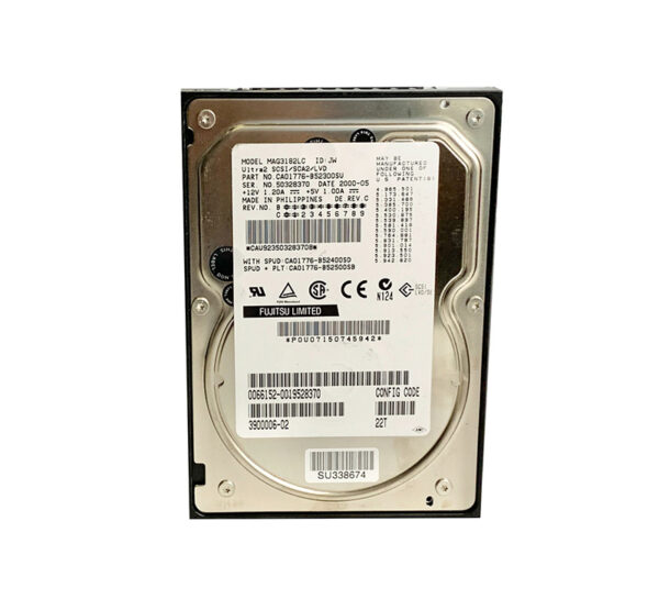 MAG3182LC - Fujitsu 18.2GB 10000RPM Ultra2 SCSI 80-Pin 2MB Cache 3.5-Inch Hard Drive