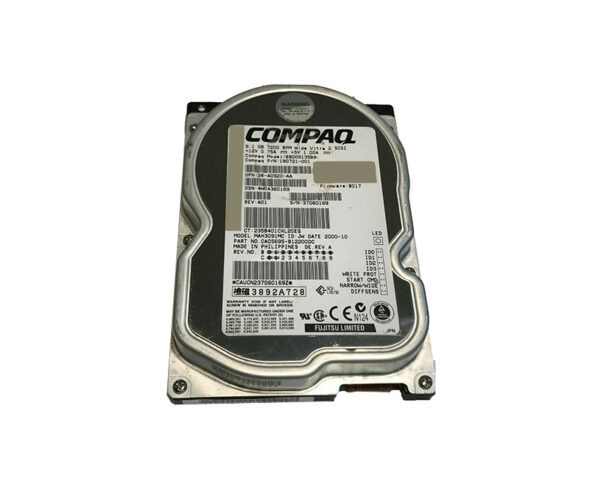 MAH3091MC - Fujitsu 9.1GB 7200RPM Ultra160 SCSI 80-Pin 512KB Cache 3.5-Inch Hard Drive