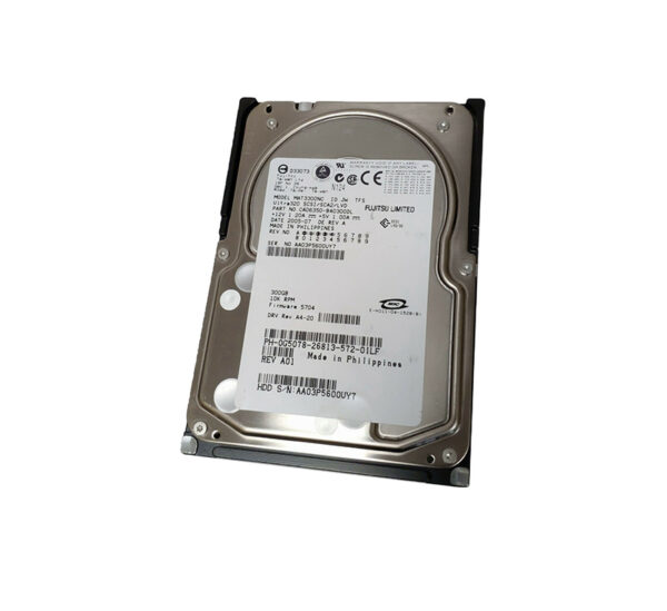 MAT3300NC - Fujitsu 300GB 10000RPM Ultra320 SCSI 80-Pin 8MB Cache 3.5-Inch Hard Drive