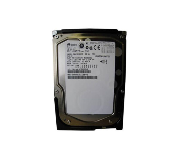 MAU3036RC - Fujitsu 36GB 15000RPM SAS 3Gb/s 8MB Cache 3.5-Inch Hard Drive