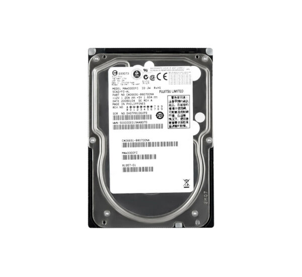 MAW3300FC - Fujitsu 300GB 10000RPM 2Gb/s Fibre Channel 8MB Cache 3.5-Inch Hard Drive