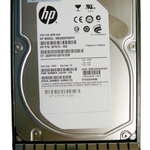 MB2000FAMYV - HP 2TB 7200RPM SAS 6Gb/s Hot-Pluggable 3.5-Inch Midline Hard Drive with Tray for ProLiant Servers