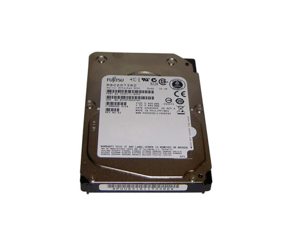 MBC2073RC - Fujitsu 73GB 15000RPM SAS 3Gb/s Hot-Swappable 16MB Cache 2.5-Inch Hard Drive with Tray