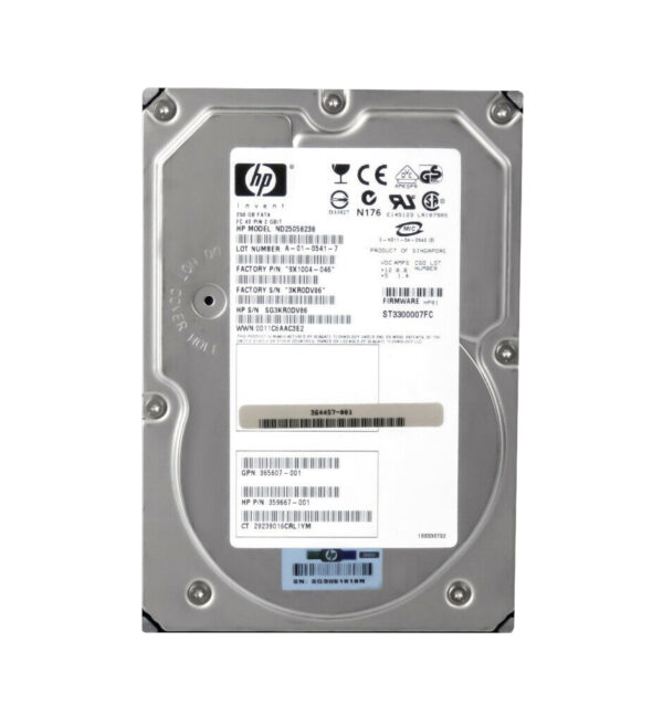 ND25058238 - HP 250GB 10000RPM Fibre Channel 2GB/s Hot-Pluggable 3.5-inch Hard Drive