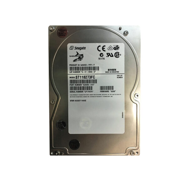 ST118273FC - Seagate BarraCuda 18FC Series 18.20GB 7200RPM Fibre Channel 1MB Cache (CE) 3.5-Inch Hard Drive