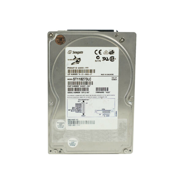 ST118273LC - Seagate Barracuda 18.2GB 7200RPM Ultra2 Wide SCSI 1MB Cache (CE) 80-Pin 3.5-Inch Hard Drive