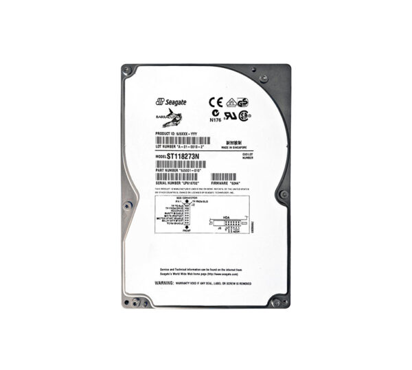 ST118273N - Seagate BarraCuda 18.21GB 7200RPM Fast SCSI 3.5-Inch Hard Drive