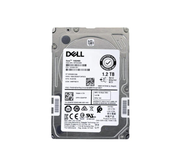 ST1200MM0069 - Seagate Performance 10K 1.2TB 10000RPM SAS 12Gb/s 512n 128MB Cache 2.5-inch Hard Drive
