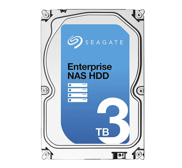 ST3000VN0001 - Seagate NAS HDD 3TB 7200RPM SATA 6Gb/s 128MB Cache (512e) 3.5-Inch Enterprise Hard Drive