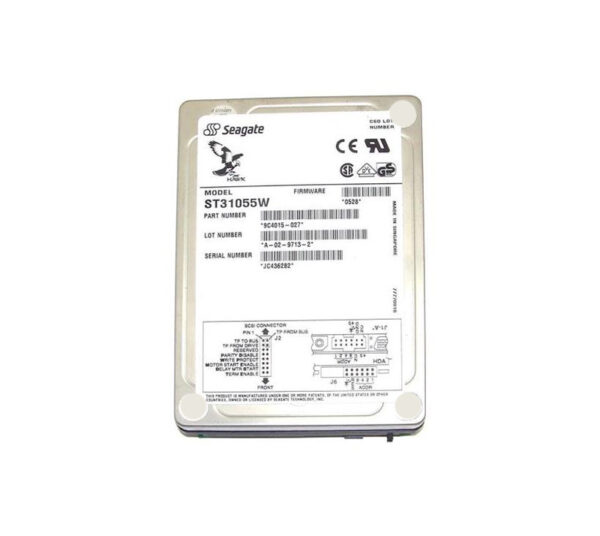 ST31055W - Seagate 1GB 5400RPM Wide Ultra SCSI 512KB Cache 3.5-Inch Hard Drive