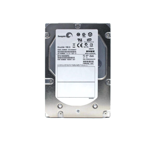 ST3146356FC - Seagate Cheetah 15K.6 Series 146GB 15000RPM Fibre Channel 4Gb/s 16MB Cache (CE) 3.5-Inch Hard Drive