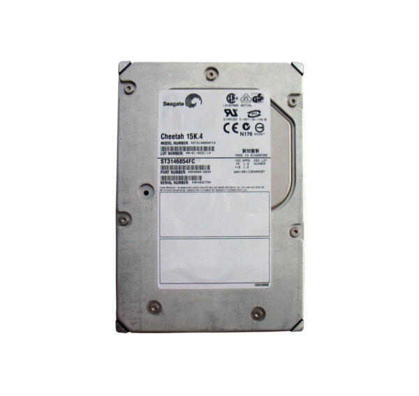 ST3146854FC - Seagate Cheetah 15K.4 Series 146.8GB 15000RPM Fibre Channel 2Gb/s 8MB Cache (CE) 3.5-Inch Hard Drive
