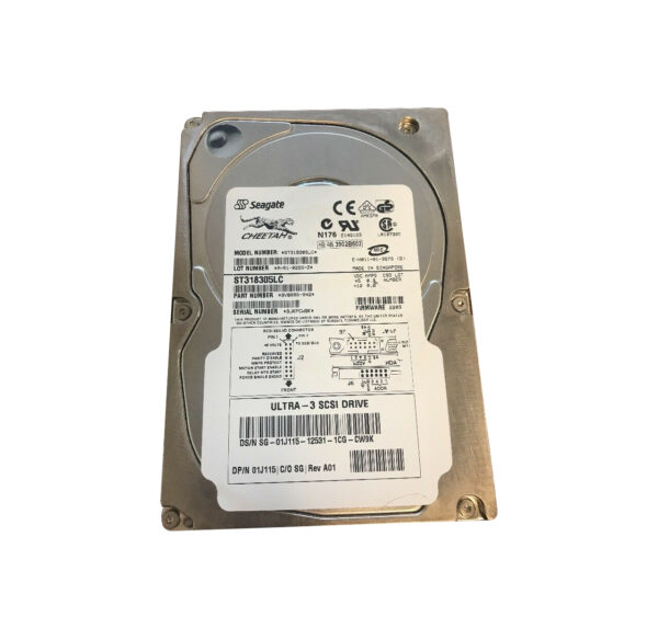 ST318305LC - Seagate 18GB 10000RPM Ultra 160 SCSI 4MB Cache 3.5-Inch Hard Drive