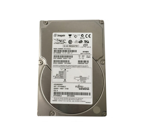 ST318406LC - Seagate Cheetah 36ES Series 18.4GB 10000RPM Ultra160 SCSI 4MB Cache (CE) 80-Pin 3.5-Inch Hard Drive