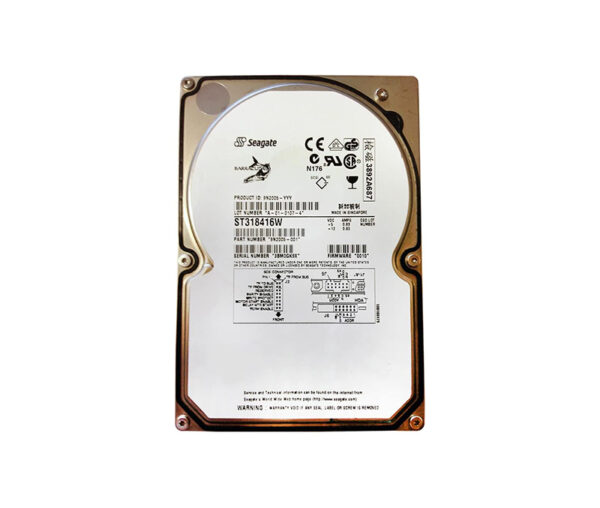 ST318416W - Seagate BarraCuda 18XL Series 18.4GB 7200RPM Wide Ultra SCSI 2MB Cache 3.5-Inch Hard Drive