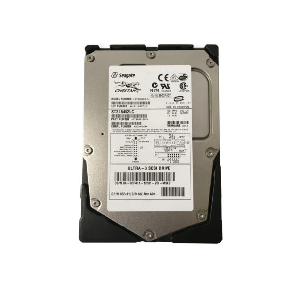 ST318452LC - Seagate Cheetah X15 Series 18GB 15000RPM Ultra160 SCSI 8MB Cache (CE) 80-Pin 3.5-Inch Hard Drive