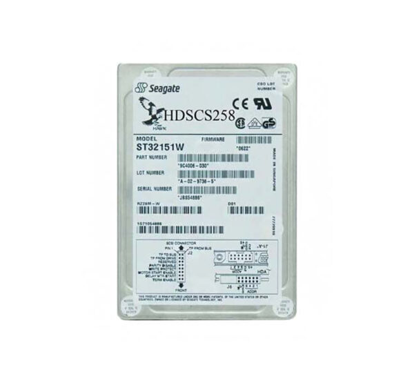 ST32151W - Seagate 2.15GB 5400RPM Fast Wide SCSI 512KB Cache 3.5-Inch Hard Drive
