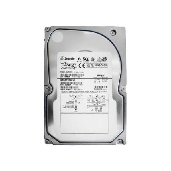 ST336704LW - Seagate Cheetah 36LP Series 36.7GB 10000RPM Ultra160 SCSI 4MB Cache (CE) 68-Pin 3.5-Inch Hard Drive