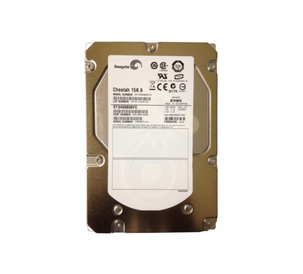 ST3450856FC - Seagate Cheetah 15K.6 Series 450GB 15000RPM Fibre Channel 4Gb/s 16MB Cache (CE) 3.5-Inch Hard Drive