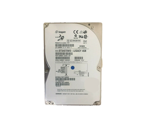 ST34573WD - Seagate BarraCuda 9LP Series 4.55GB 7200RPM Wide Ultra SCSI 512KB Cache 3.5-Inch Hard Drive