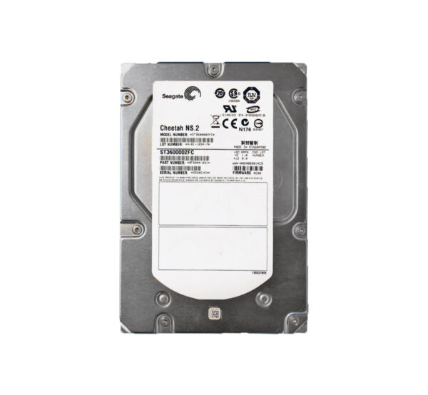 ST3600002FC - Seagate Cheetah NS.2 Series 600GB 10000RPM Fibre Channel 4Gb/s 16MB Cache (CE) 3.5-Inch Hard Drive
