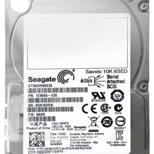 ST900MM0036 - Seagate Savvio 10K.6 Series 900GB 10000RPM SAS 6Gb/s (SED FIPS 140-2) 64MB Cache 2.5-Inch Hard Drive