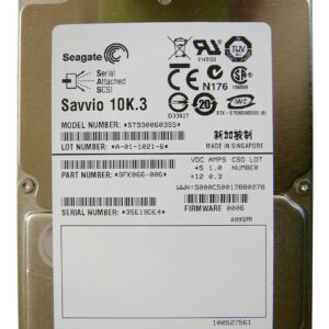 ST9300603SS - Seagate Savvio 10K.3 Series 300GB 10000RPM SAS 6Gb/s 16MB Cache (SED) 2.5-Inch Hard Drive