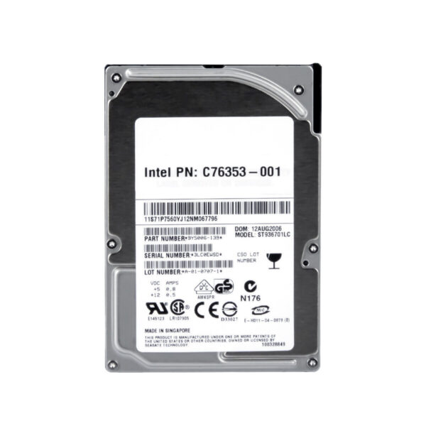 ST936701LC - Seagate Savvio 36.7GB Ultra320 SCSI 10000RPM 8MB Cache 2.5-Inch Hard Drive