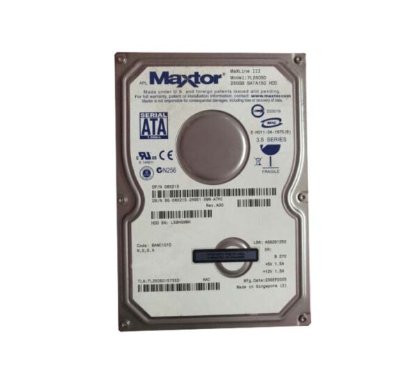 06X215 - Dell 250GB 7200RPM SATA 3Gb/s 8MB Cache 3.5-Inch Hard Drive for Dimension Desktop